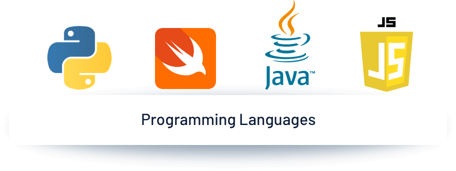 Programming Languages - Python, Swift, Java, JavaScript