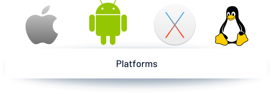 Platforms - iOS, Android, macOS, Linux